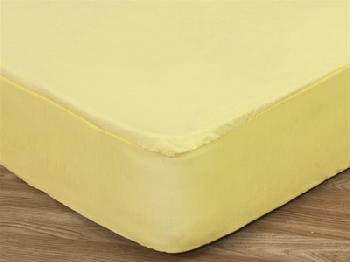 Delis Cotton Fitted Sheet/ Protector 2' 6 Small Single White Protector
