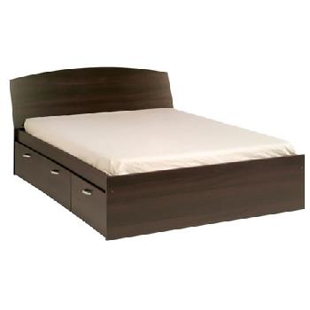 Mat Bed Frame in Coffee Continental Double