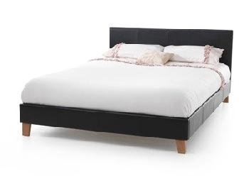 Serene Furnishings Tivoli 6' Super King Brown Leather Bed